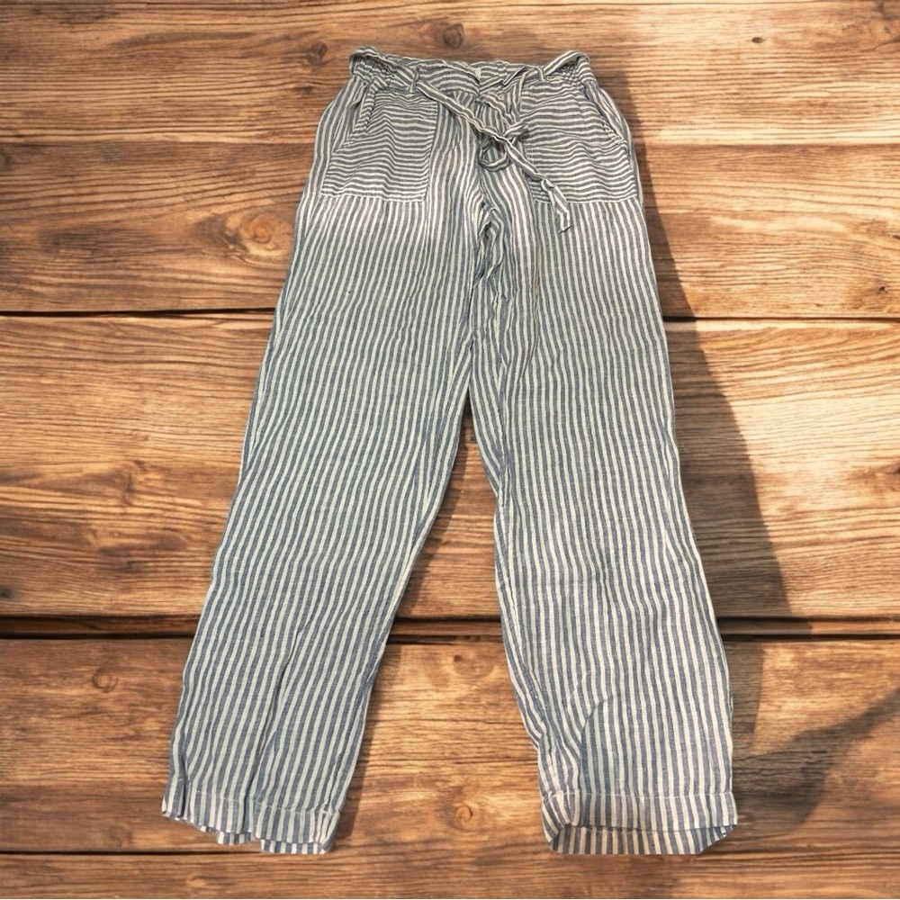 Striped Blue and White Pants